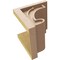 Ekena Millwork 11"W x 11"D x 11"H Wide Alma Rough Cedar Woodgrain TimberThane Corbel, Primed Tan CORUR11X11X11ALMRCPR - alternate 6